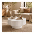 Table basse finition bois noir