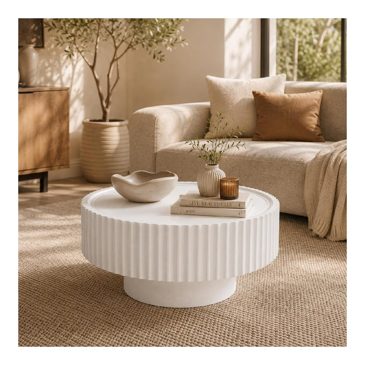 Table basse finition bois noir