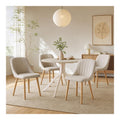 Ensembles pour salle a manger structure metal beige