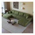 Canapes et divans avec rangement ferme revetement velours vert 175 x 340 x 83 centim