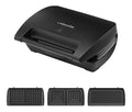 Machines a gaufres et croques compact noir