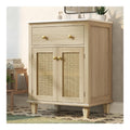 Meubles sur pied reglable avec tiroirs naturel