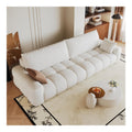 Canapes et divans avec rangement ferme finition bois blanc 105 x 260 x 86 centim