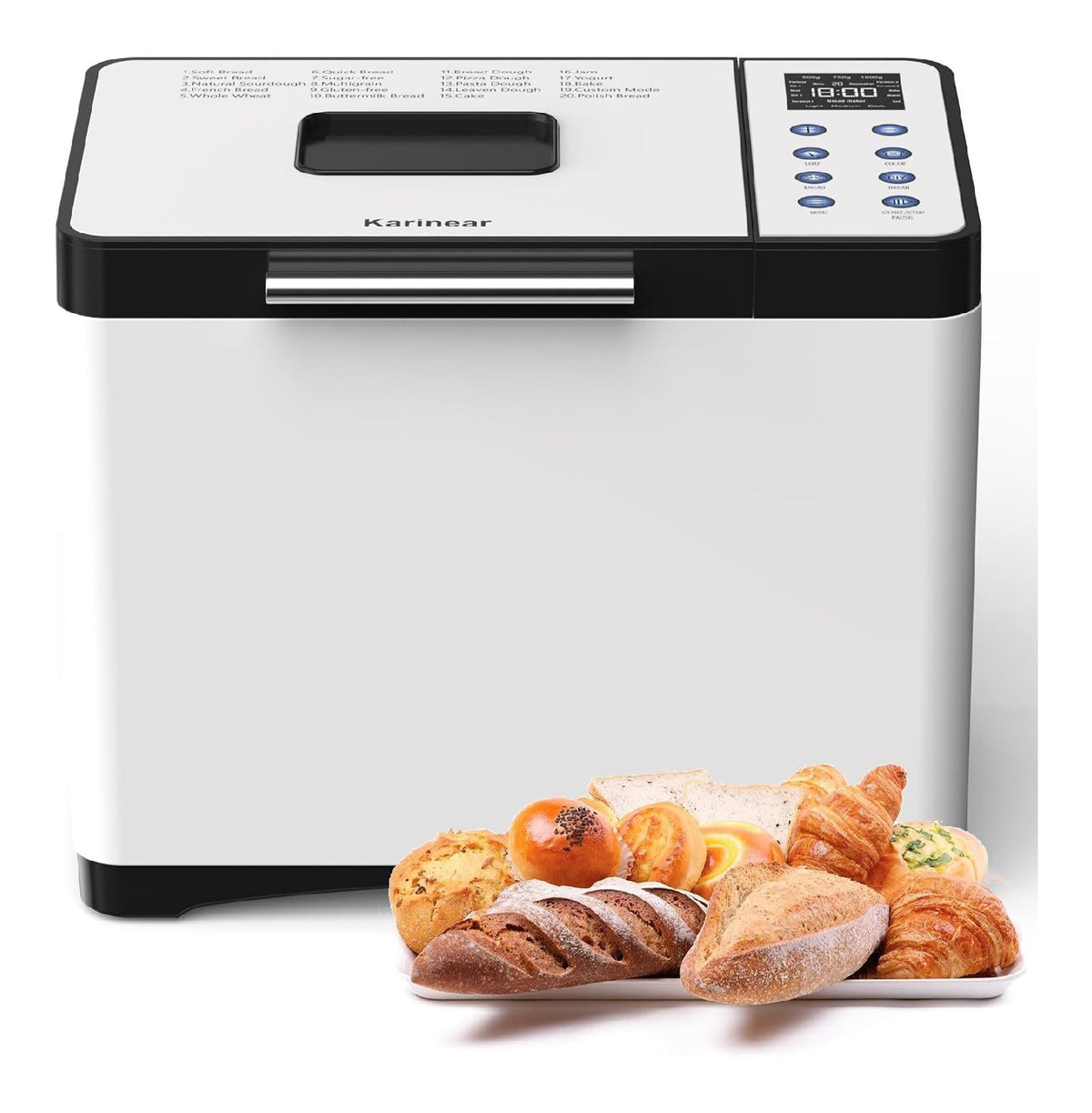 Machines a pain avec programmes blanc variante 894