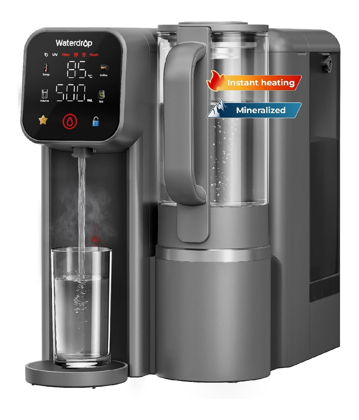 Purificateurs d'eau reglable noir