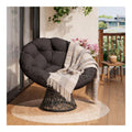 Fauteuil confortable reglable noir 98 x 57 x 82 centim