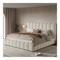 Lits avec rangement ferme finition bois beige variante 101