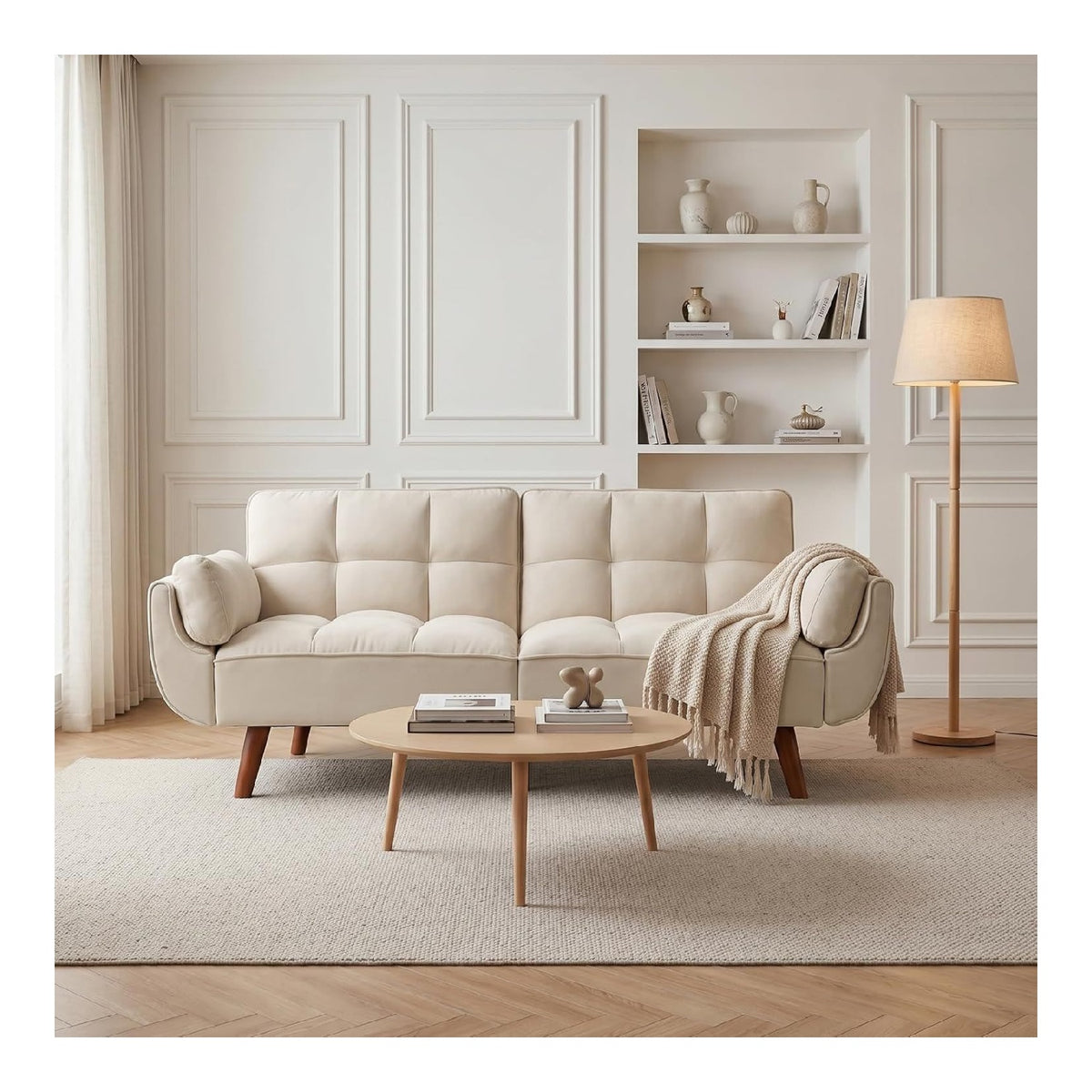 Canapes et divans reglable inclinable beige