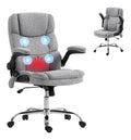 Chaise confortable reglable avec rangement ferme gris 66 x 71 x 112 centim