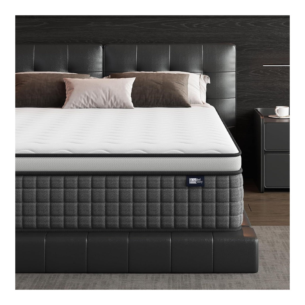 Matelas noir 140x190x29