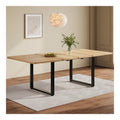 Tables avec rangement ferme finition bois chene 220 x 80 x 75 cm