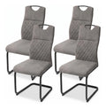 Chaise confortable avec rangement ferme structure metal noir 45 x 44 x 95 centim