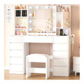 Coiffeuses reglable electrique blanc