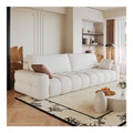 Canapes et divans avec rangement ferme revetement velours blanc