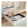 Lits reglable structure metal beige