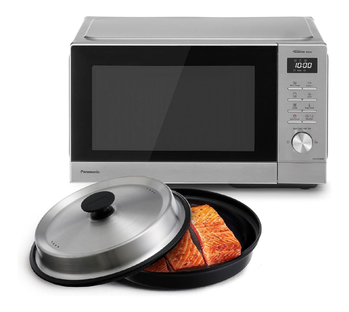 Gril compact avec programmes inox 29 L