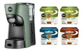 Machines combinees filtre et expresso compact vert