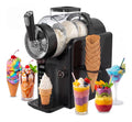 Machines a glace et sorbetieres compact avec programmes noir format compact