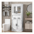 Rangements colonnes reglable avec tiroirs blanc