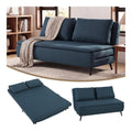 Canapes et divans reglable inclinable bleu