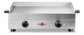 Plancha finition inox reglable inox variante 825