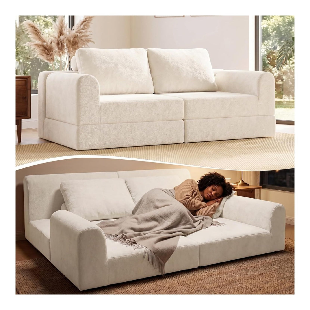 Canapes et divans inclinable beige