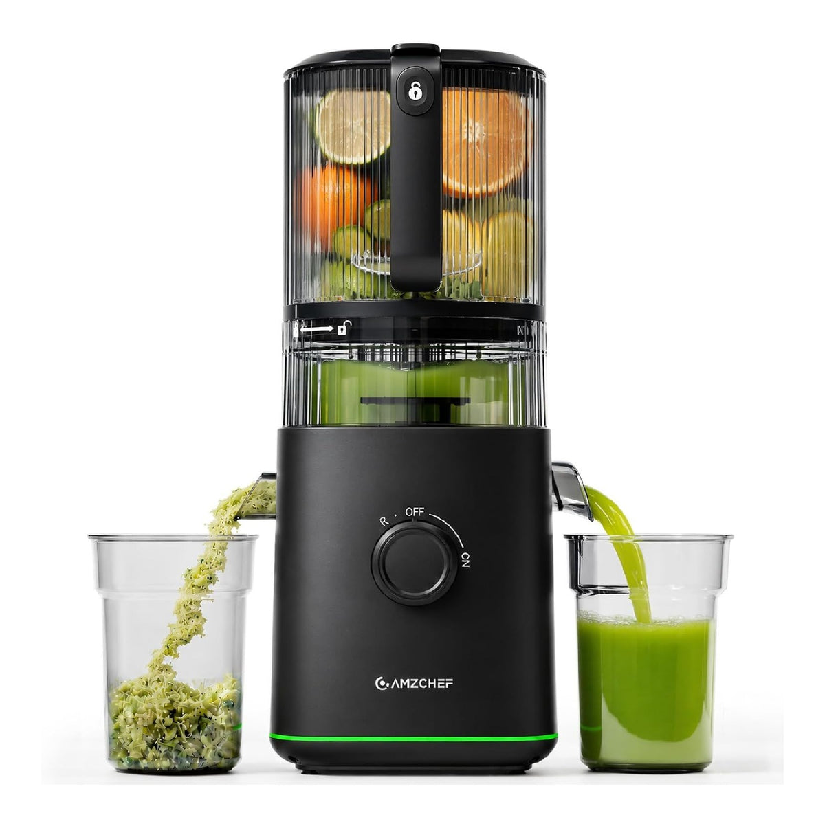 Extracteurs de jus a vis simple noir 2.5 L