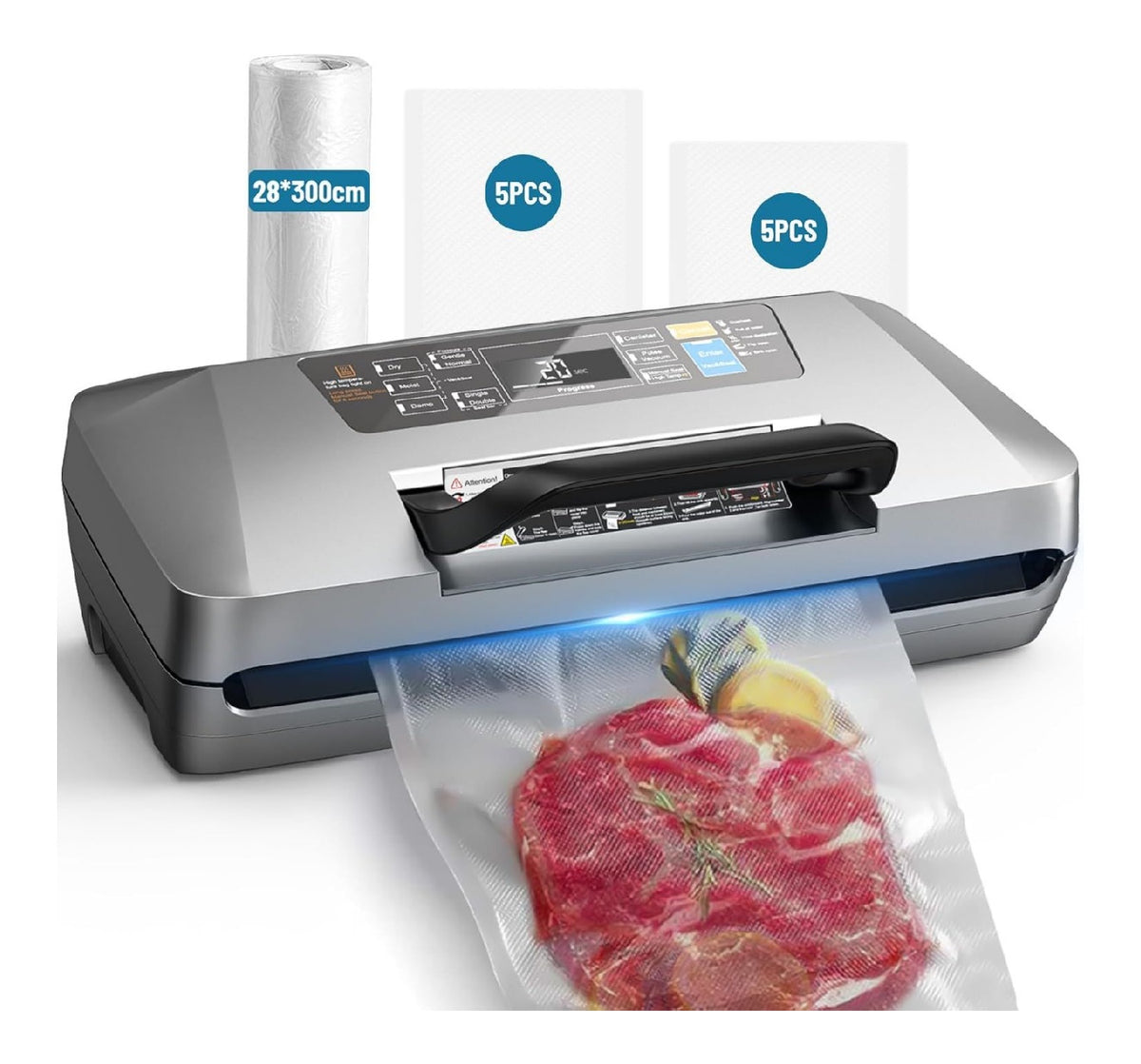 Appareils de mise sous vide argente variante 15