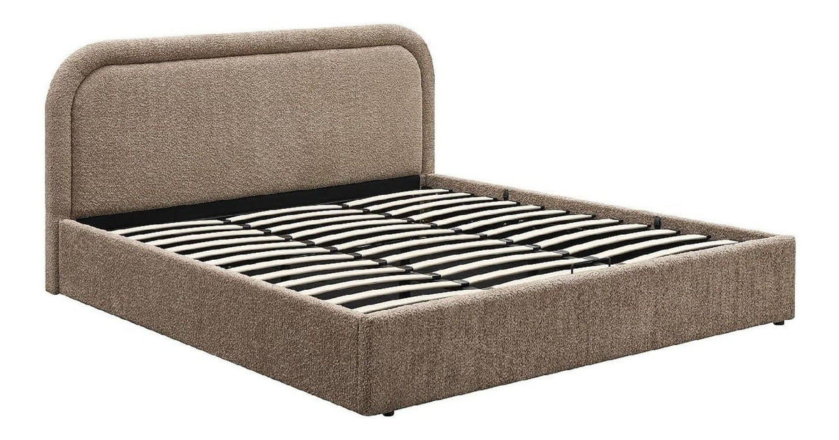 Lits avec rangement ferme finition bois naturel variante 1133