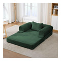 Canapes et divans avec rangement ferme revetement velours vert 120 x 85 x 65 cm