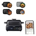 Grills electriques avec programmes noir