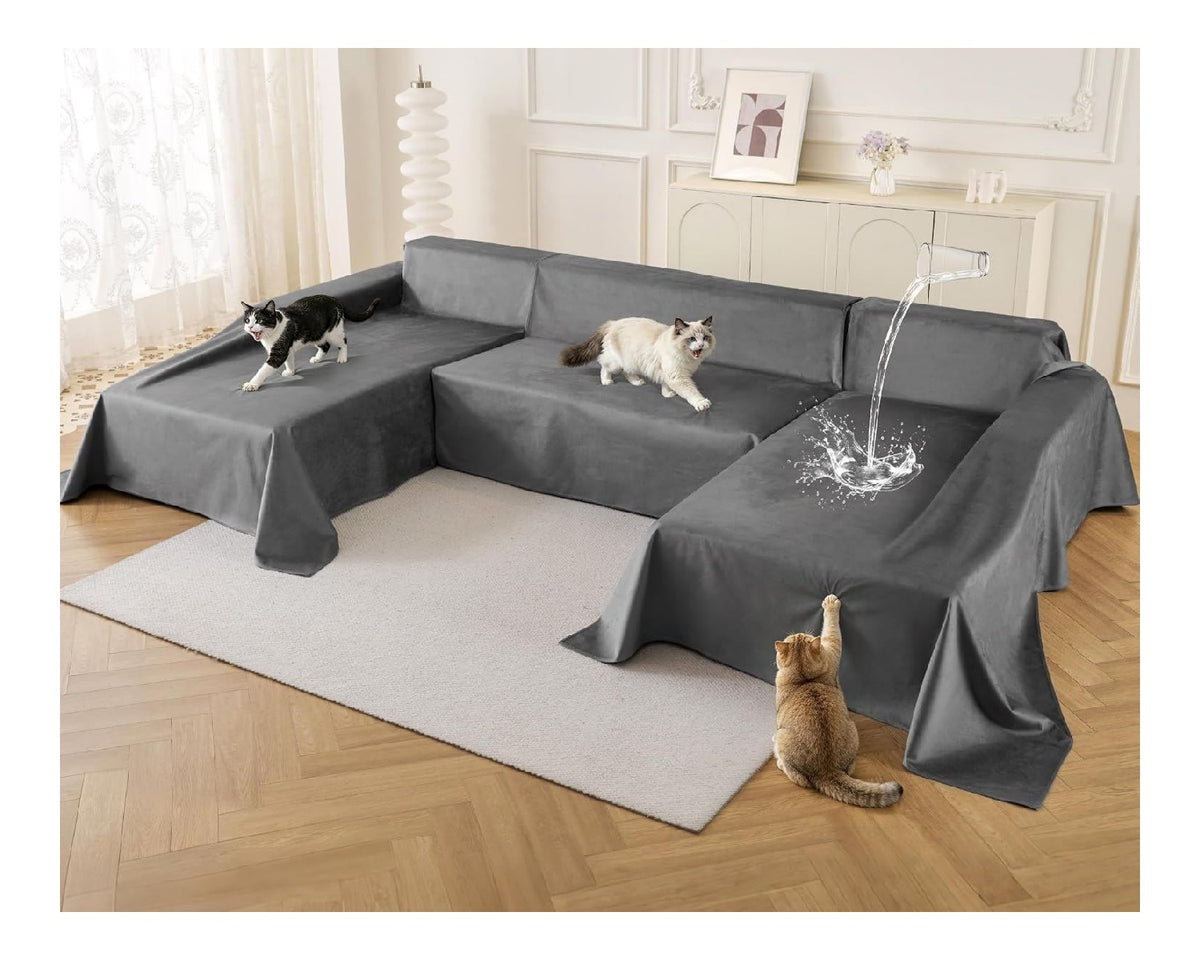 Housses de canape gris fonce