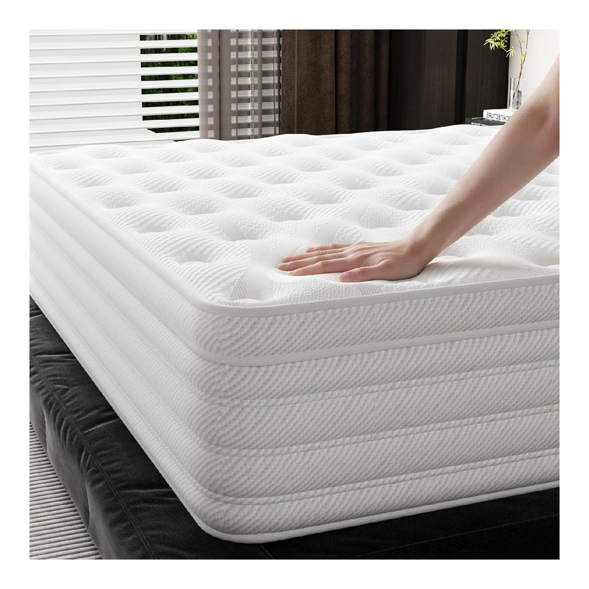 Matelas blanc 190 x 140 x 32 centim