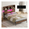 Cadres de lit electrique structure metal noir