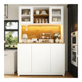 Buffets, credences et vaisseliers avec rangement ferme structure metal noir