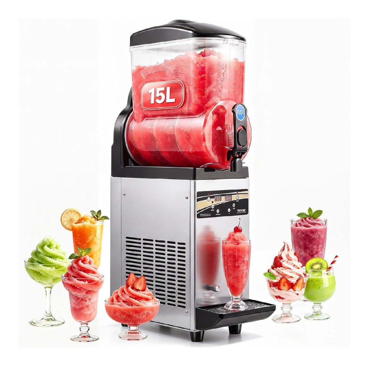 Machines a granite commande numerique finition inox inox 15 L