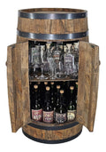 Rangements avec rangement ferme finition bois noir