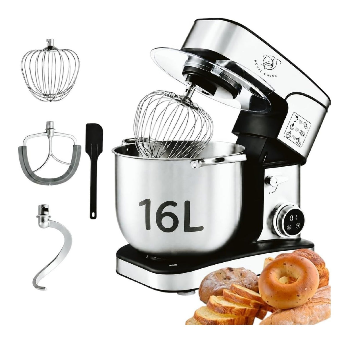 Robots multifonctions finition inox inox 16 L