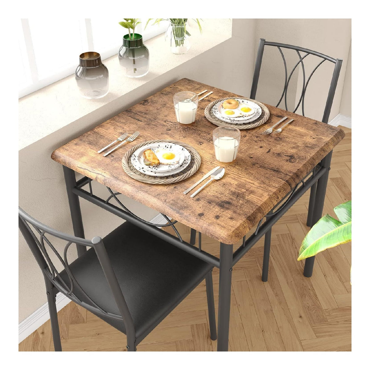 Ensembles pour salle a manger avec rangement ferme finition bois naturel
