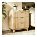 Commode de rangement avec tiroirs chene