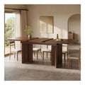 Tables avec rangement ferme finition bois chene 80 x 160 x 76,1 centim