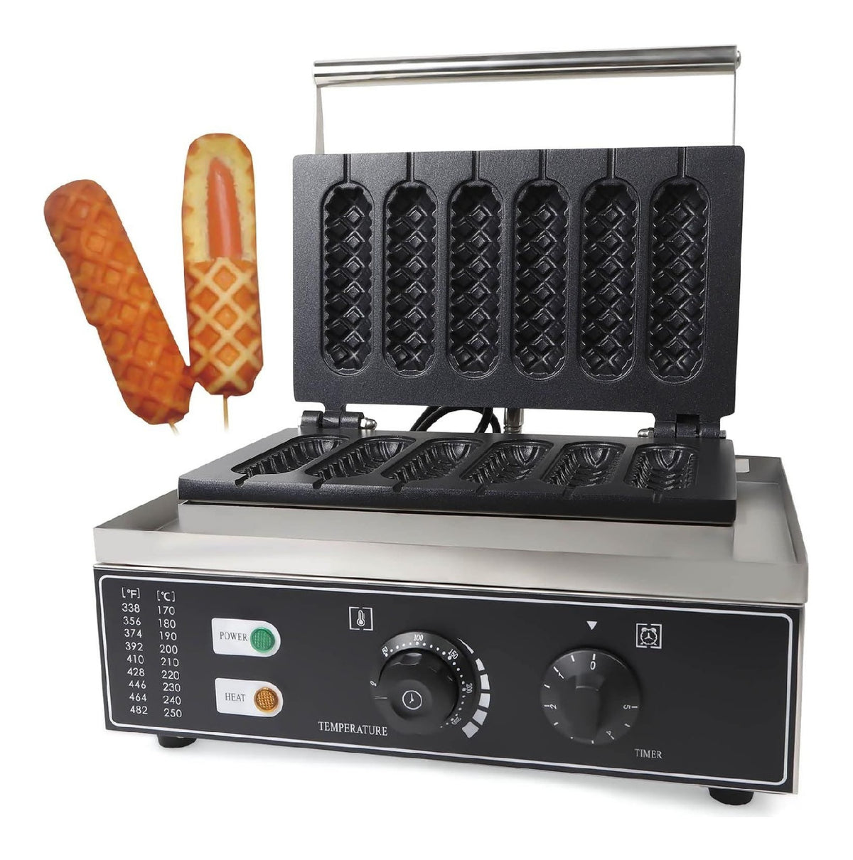 Machines a gaufres et croques finition inox inox variante 883