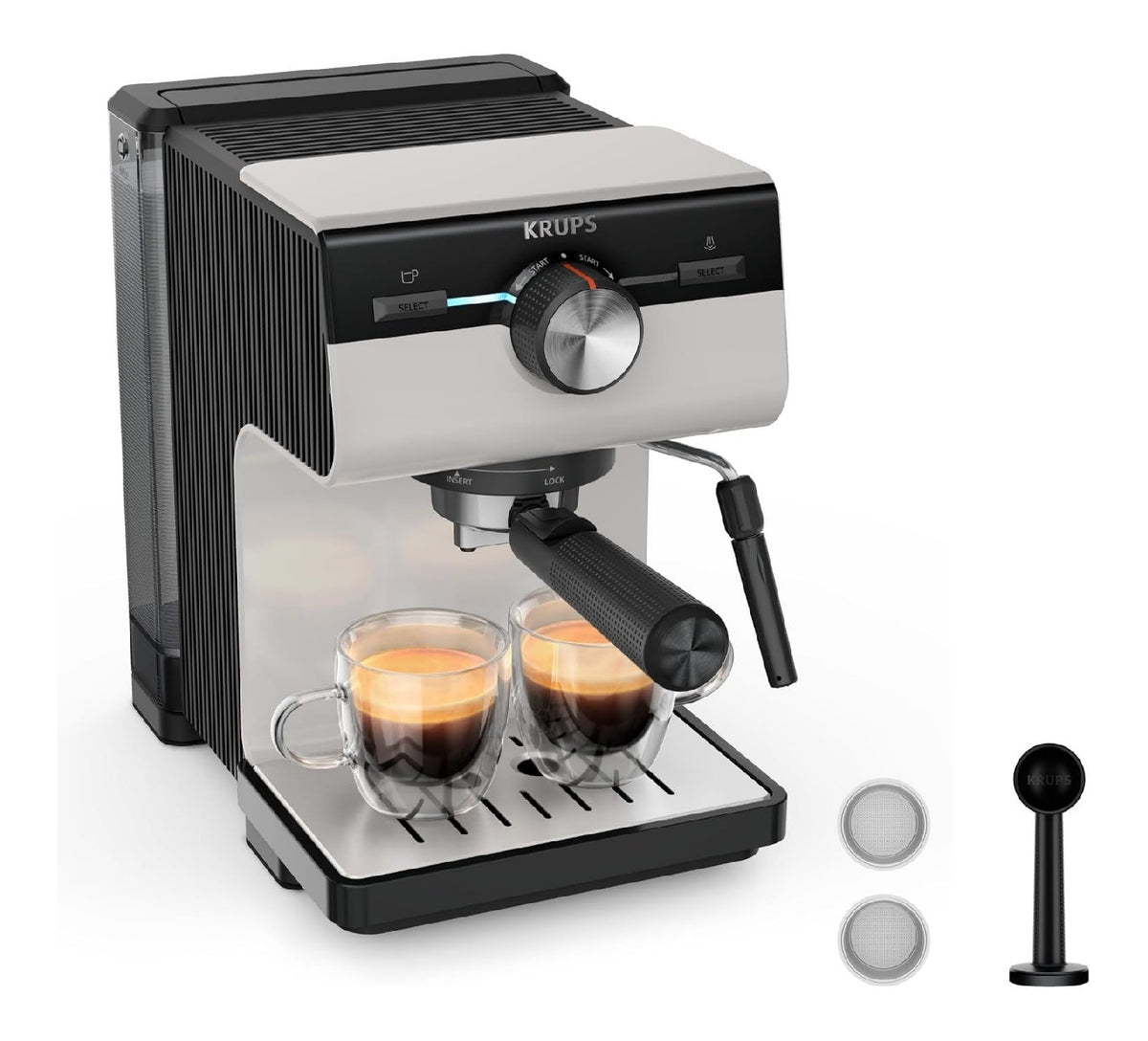 Machines a expresso et cappuccino gris