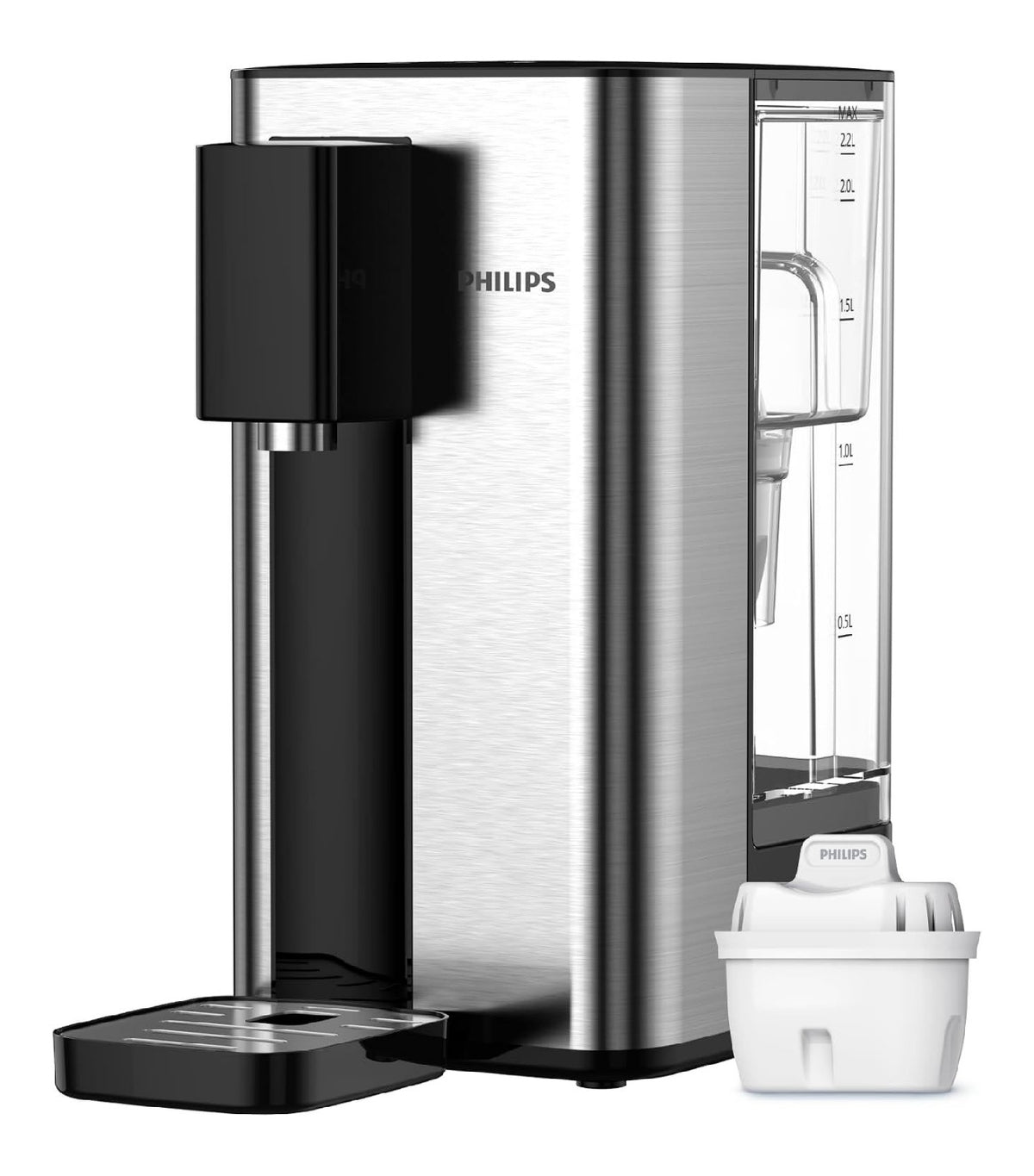 Distributeurs d'eau chaude compact noir format compact
