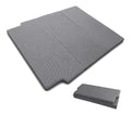 Matelas avec rangement ferme pliable noir
