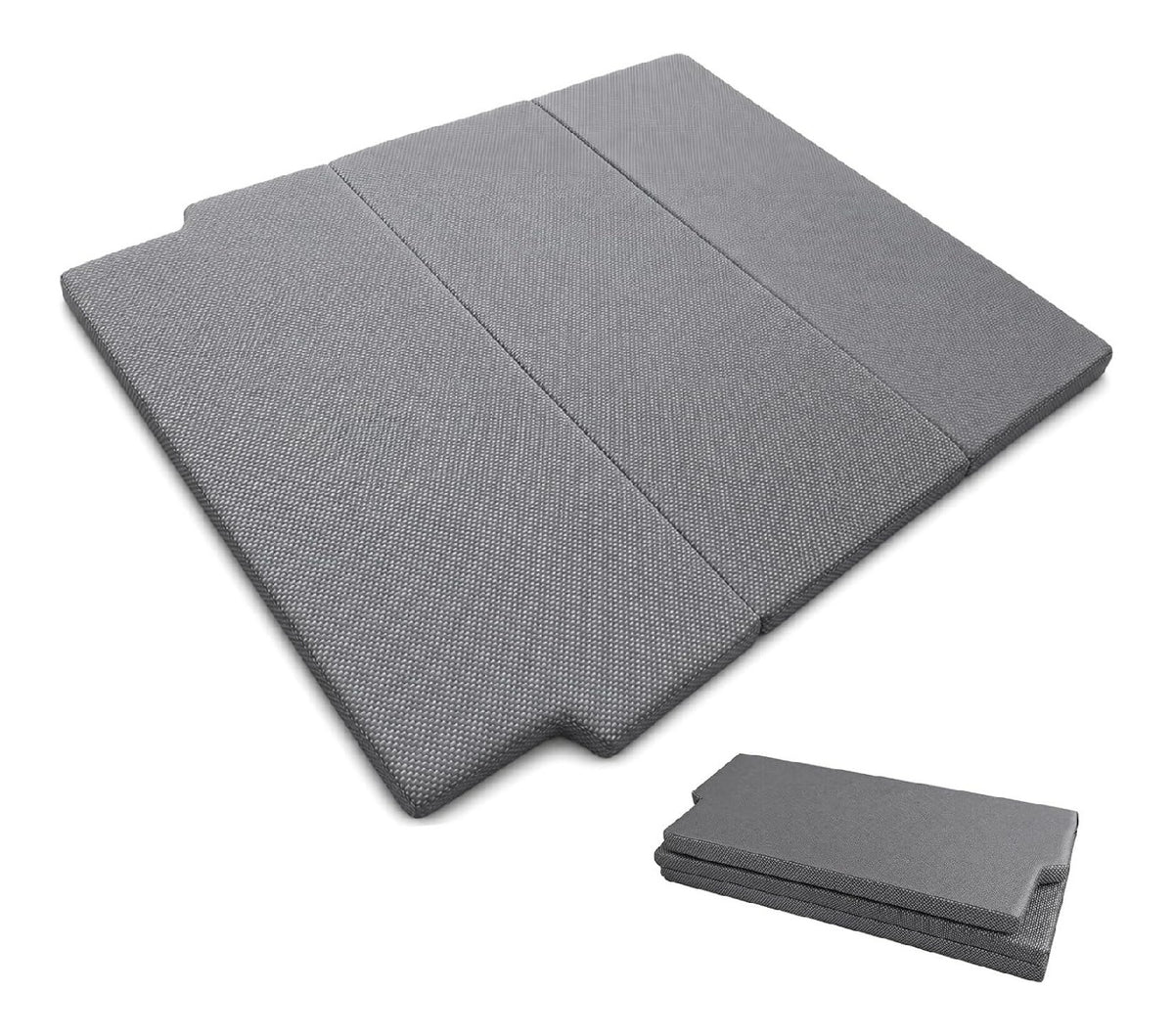 Matelas avec rangement ferme pliable noir