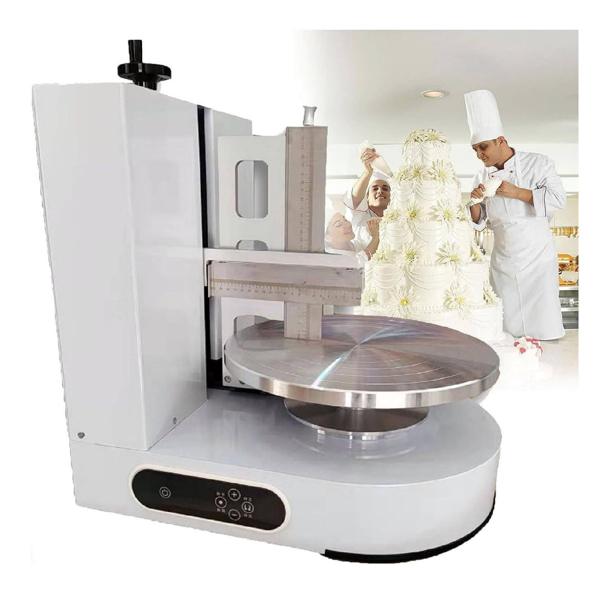 Machines a gateaux finition inox blanc