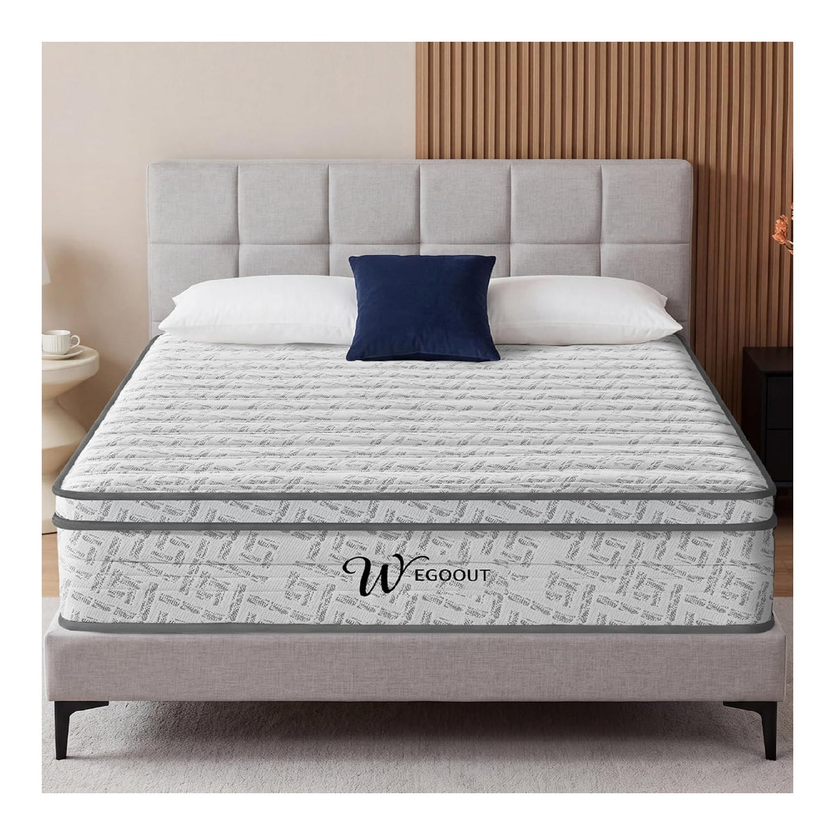 Matelas noir 140 X 190 X 28 cm