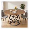 Tables finition bois structure metal noir
