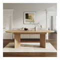 Tables avec rangement ferme finition bois chene